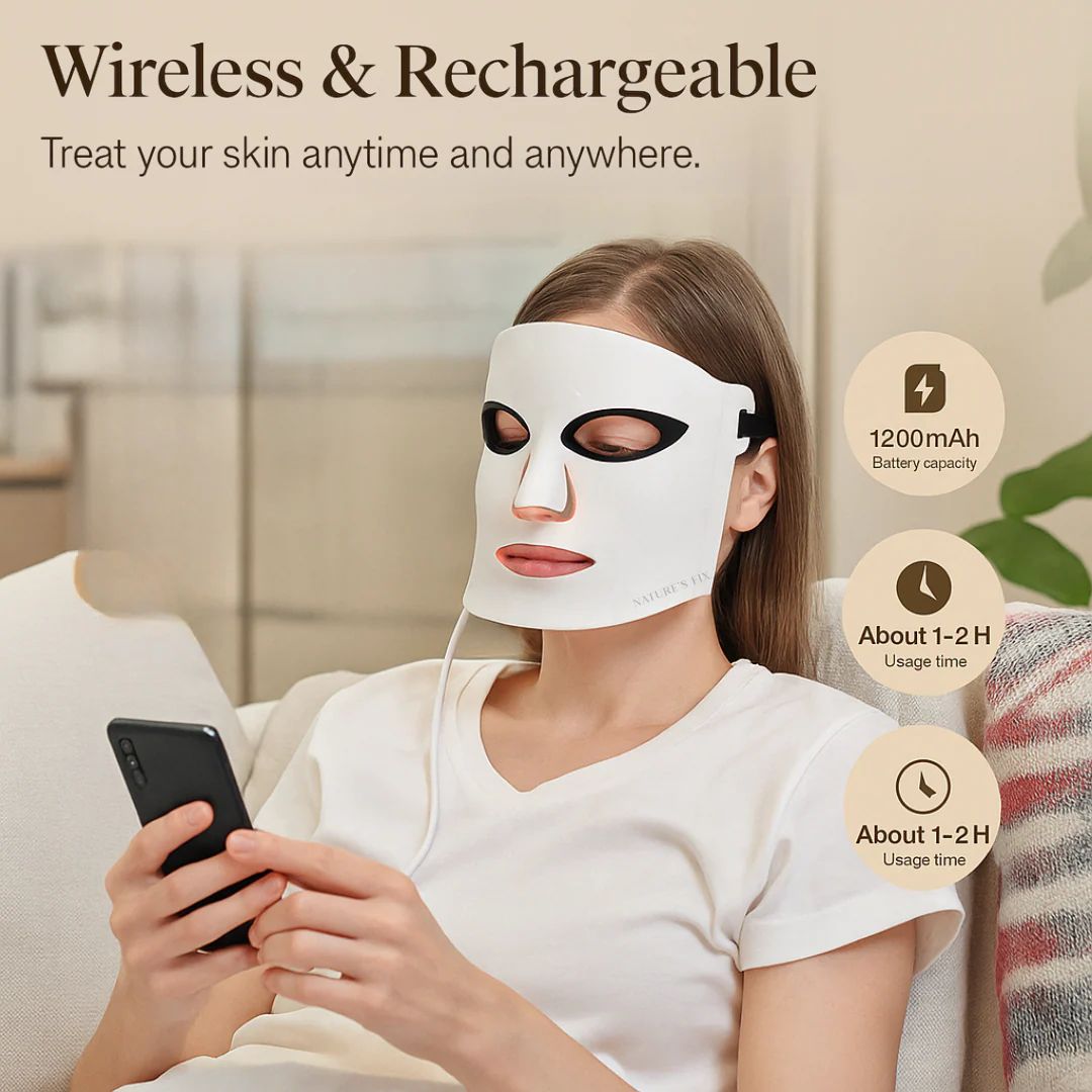 EverGlowBeauty™ Red Light Therapy Mask